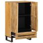 Preview: Highboard 60x34x100 cm Raues Massivholz Mango