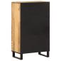 Preview: Highboard 60x34x100 cm Raues Massivholz Mango