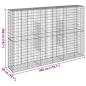 Preview: Gabione mit Deckel 300x50x200 cm Verzinktes Eisen