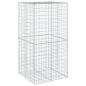 Preview: Gabione mit Deckel 100x100x200 cm Verzinktes Eisen