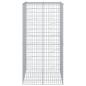 Preview: Gabione mit Deckel 100x100x200 cm Verzinktes Eisen