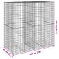 Preview: Gabione mit Deckel 200x100x200 cm Verzinktes Eisen