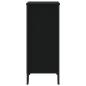 Preview: Bücherregal Schwarz 80x31x74,5 cm Holzwerkstoff