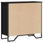 Preview: Bücherregal Schwarz 80x31x74,5 cm Holzwerkstoff