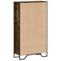 Preview: Bücherregal Räuchereiche 80x31x137,5 cm Holzwerkstoff