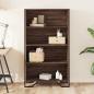 Preview: Bücherregal Braun Eichen-Optik 80x31x137,5 cm Holzwerkstoff