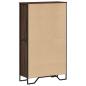 Preview: Bücherregal Braun Eichen-Optik 80x31x137,5 cm Holzwerkstoff