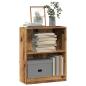 Preview: ARDEBO.de - Bücherregal Altholz-Optik 60x24x76 cm Holzwerkstoff