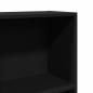 Preview: Bücherregal Schwarz 60x24x109 cm Holzwerkstoff