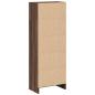 Preview: Bücherregal Braun Eichen-Optik 40x24x109 cm Holzwerkstoff