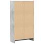 Preview: Bücherregal Betongrau 60x24x109 cm Holzwerkstoff