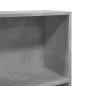 Preview: Bücherregal Betongrau 60x24x109 cm Holzwerkstoff