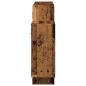 Preview: Wandregal Altholz-Optik 159x18x65 cm Holzwerkstoff