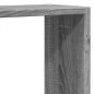 Preview: Wandregal Grau Sonoma 159x18x65 cm Holzwerkstoff