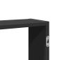Preview: Wandregal Schwarz 99x15x60 cm Holzwerkstoff
