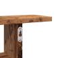 Preview: Wandregale 2 Stk. Altholz-Optik 50x12x50 cm Holzwerkstoff