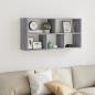 Preview: Wandregal Grau Sonoma 100x25x50 cm Holzwerkstoff
