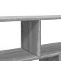 Preview: Wandregal Grau Sonoma 100x25x50 cm Holzwerkstoff