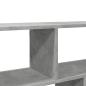 Preview: Wandregal Betongrau 100x25x50 cm Holzwerkstoff