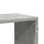 Preview: Wandregal Betongrau 100x25x50 cm Holzwerkstoff