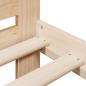 Preview: Massivholzbett ohne Matratze 150x200 cm Kiefernholz