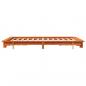 Preview: Massivholzbett ohne Matratze Wachsbraun 135x190 cm Kiefernholz