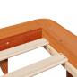 Preview: Massivholzbett ohne Matratze Wachsbraun 135x190 cm Kiefernholz