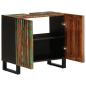 Preview: Waschbeckenunterschrank 62x34x58 cm Massivholz Akazie