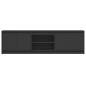 Preview: TV-Schrank mit LED-Beleuchtung Schwarz 180x34x50 cm