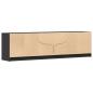 Preview: TV-Schrank mit LED-Beleuchtung Schwarz 180x34x50 cm