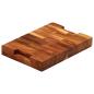 Preview: Schneidebrett 30x21x4 cm Massivholz Akazie