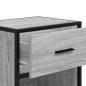 Preview: Nachttisch Grau Sonoma 40x31x50 cm Holzwerkstoff