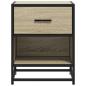 Preview: Nachttisch Sonoma-Eiche 40x31x50 cm Holzwerkstoff