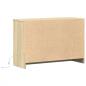 Preview: TV-Schrank mit LED-Beleuchtung Sonoma-Eiche 91x34x61 cm