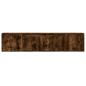 Preview: TV-Wandschrank mit LED-Beleuchtung Räuchereiche 180x31x39,5 cm
