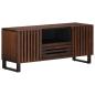 Preview: ARDEBO.de - TV-Schrank Braun 100x34x46 cm Massivholz Mango