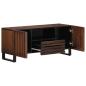 Preview: TV-Schrank Braun 100x34x46 cm Massivholz Mango