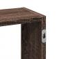 Preview: Wandregal Braun Eichen-Optik 159x18x66 cm Holzwerkstoff