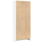 Preview: Bücherregal Weiß 60x24x143 cm Holzwerkstoff