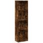 Preview: Bücherregal Räuchereiche 40x24x176 cm Holzwerkstoff
