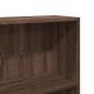 Preview: Bücherregal Braun Eichen-Optik 80x24x176 cm Holzwerkstoff