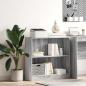 Preview: ARDEBO.de - Bücherregal Grau Sonoma 80x24x76cm Holzwerkstoff