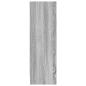 Preview: Bücherregal Grau Sonoma 80x24x76cm Holzwerkstoff