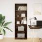 Preview: Bücherregal Räuchereiche 60x24x176 cm Holzwerkstoff