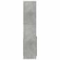 Preview: Highboard Betongrau 92x33x140 cm Holzwerkstoff