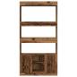 Preview: Highboard Altholz-Optik 92x33x180 cm Holzwerkstoff
