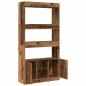 Preview: Highboard Altholz-Optik 92x33x180 cm Holzwerkstoff