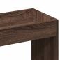 Preview: Highboard 63x33x180 cm Braun Eichen-Optik Holzwerkstoff