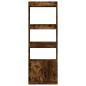 Preview: Highboard 63x33x180 cm Räuchereiche Holzwerkstoff