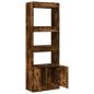 Preview: Highboard 63x33x180 cm Räuchereiche Holzwerkstoff